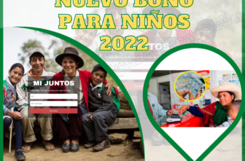 S/ 300 soles bono niños 2022